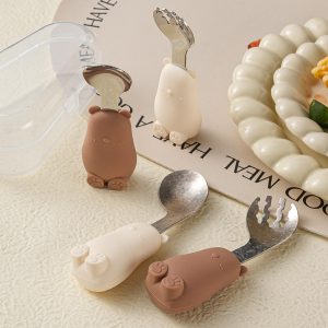 Children S Portable Spoon And Fork Set