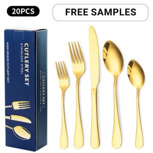 Gemei Stainless Steel Cutlery Hot Selling Luxury